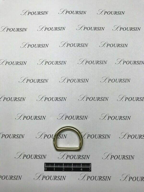 Dé fondu 23mm CH Laiton Poli Bille - lot de 2 pièces