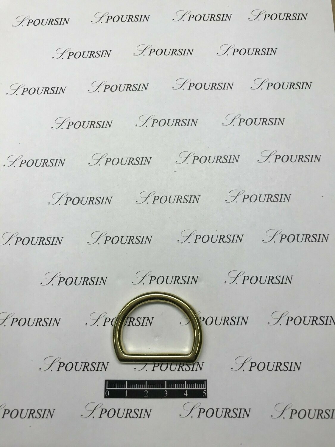 Dé fondu 32mm CH Laiton Poli Bille - lot de 2 pièces