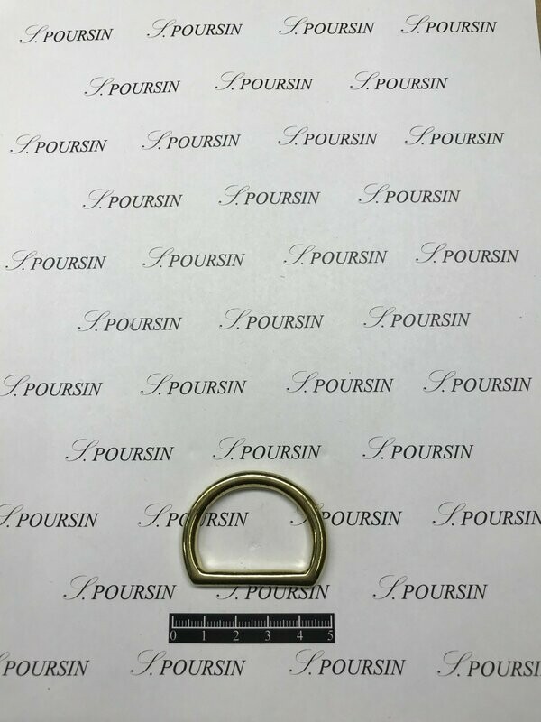 Dé fondu 32mm CH Laiton Poli Bille - lot de 2 pièces