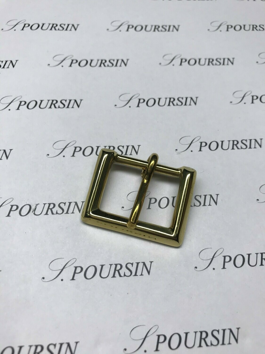 Boucle 648/25 Laiton Poli - Bonne Affaire! - lot de 2 pièces
