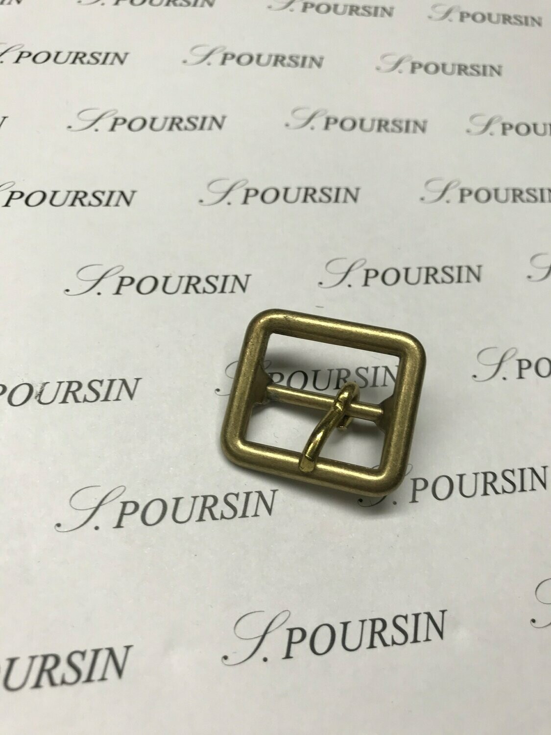 Boucle Banderole 23mm Laiton Bronzé Antic Verni - lot de 2 pièces