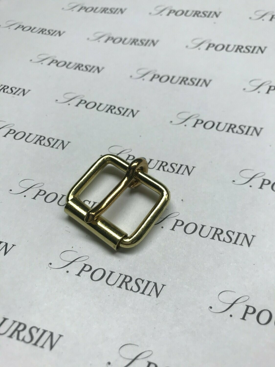 Boucle à Rouleau soudée 23mm CH Laiton Poli Bille - lot de 5 pièces