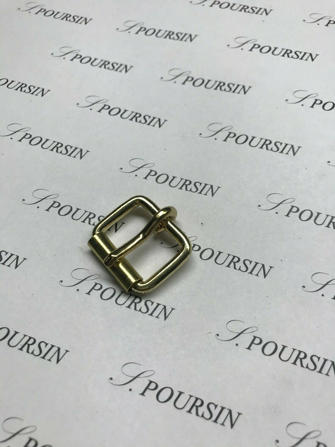 Boucle à Rouleau soudée 20mm CH Laiton Poli Bille - lot de 5 pièces