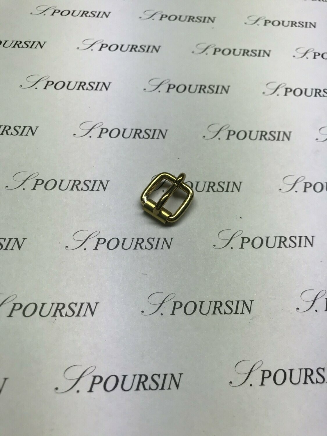 Boucle à Rouleau Soudée 10mm CH Laiton Poli Bille - lot de 10 pièces