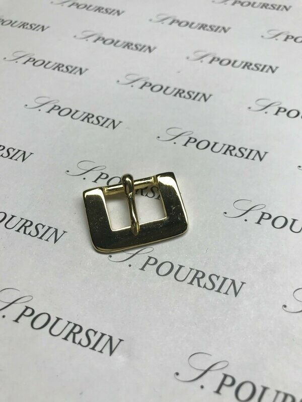 Boucle 982/16 Laiton Poli Main Verni - lot de 2 pièces