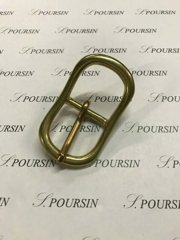 Boucle double 253/27 CH Laiton Poli Bille - lot de 2 pièces