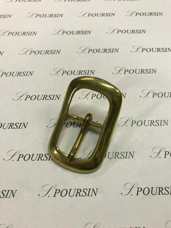 Boucle double 589/22 CH Laiton Poli Bille - lot de 2 pièces