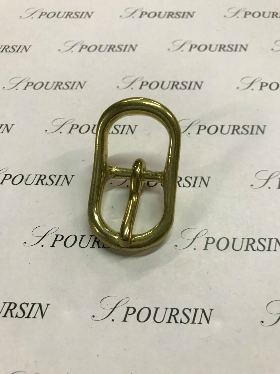 Boucle double 253/18 CH Laiton Poli Bille - lot de 2 pièces
