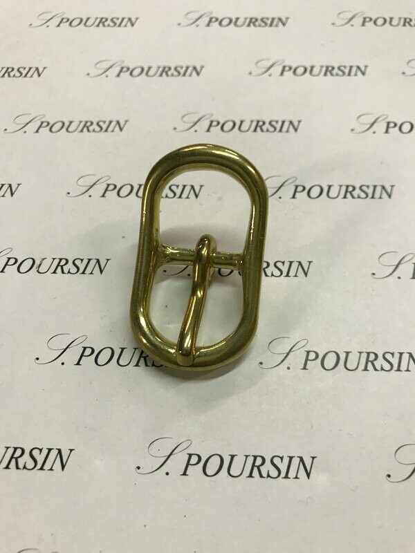 Boucle double 253/18 CH Laiton Poli Bille - lot de 2 pièces