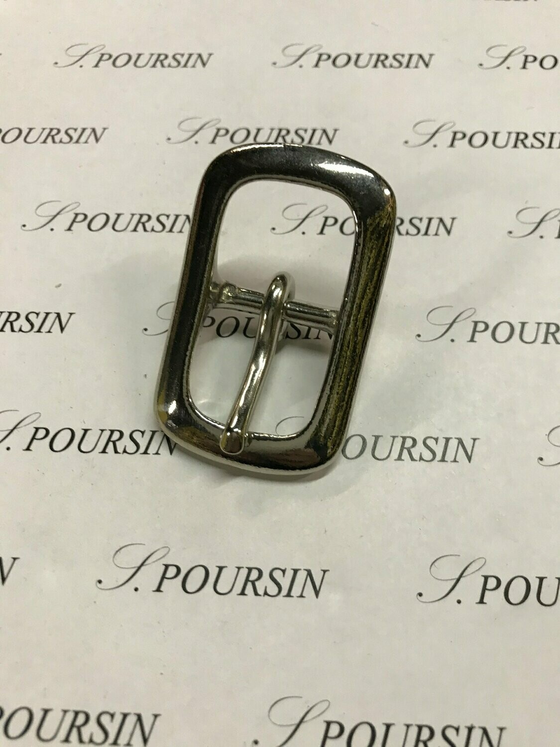 Boucle double 589/20 CH Laiton Nickel - lot de 2 pièces