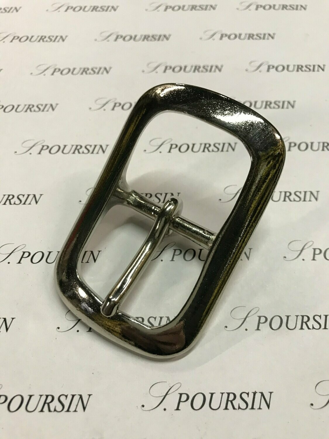 Boucle double 589/30 CH Laiton Nickel - 1 pièce