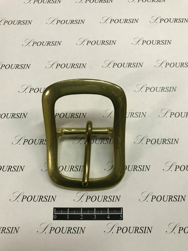 Boucle double 589/40 CH Laiton Poli Bille - 1 pièce