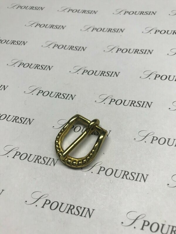 Boucle 506/16 Laiton Poli Bille - Bonne Affaire! - lot de 2 pièces