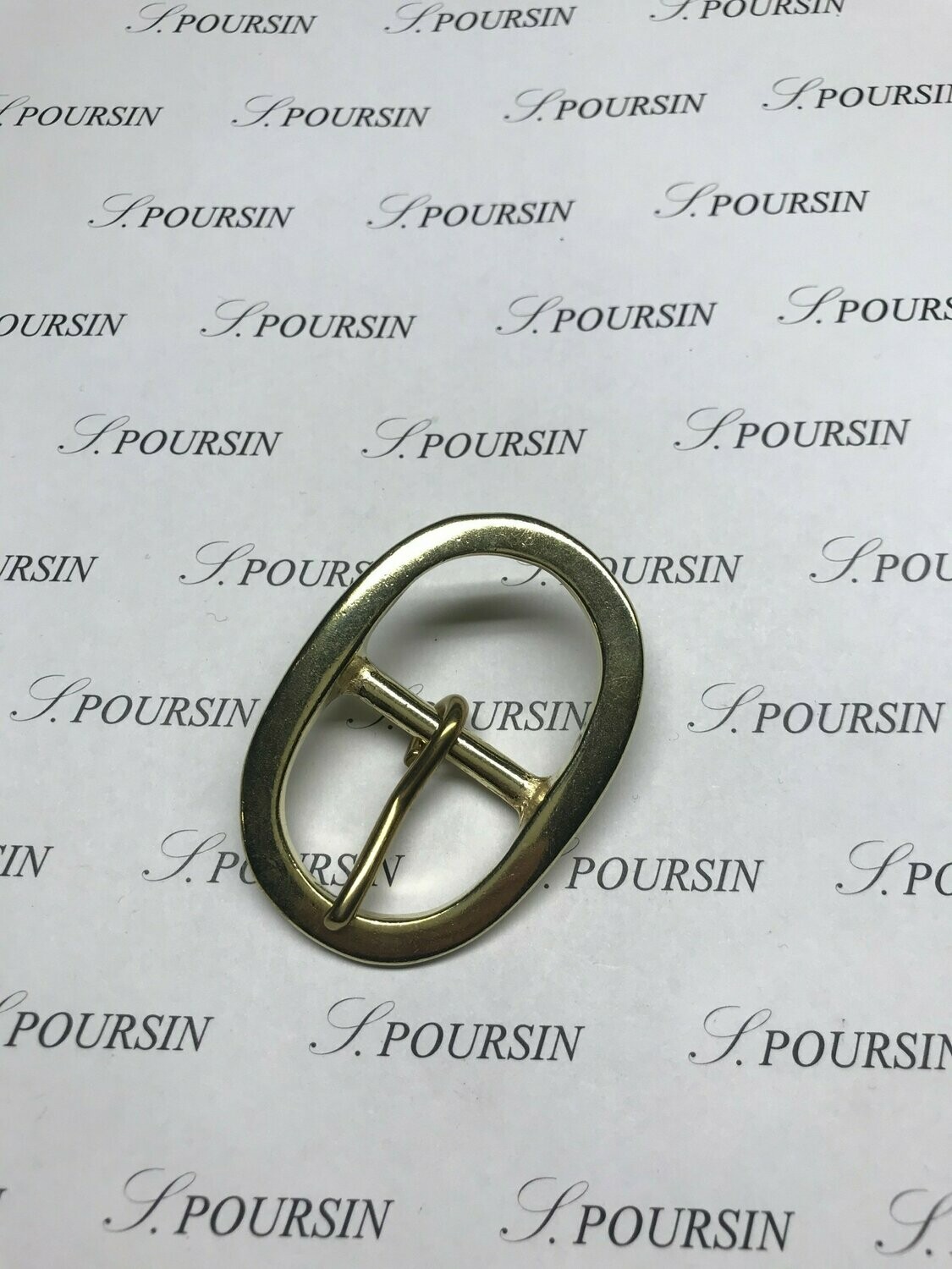 Boucle 582/30 Laiton Poli Bille - lot de 2 pièces