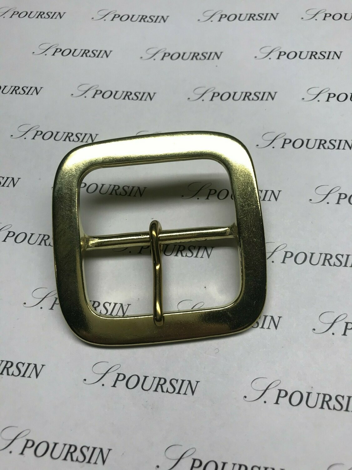 Boucle 281/50 Laiton Poli Bille - lot de 2 pièces