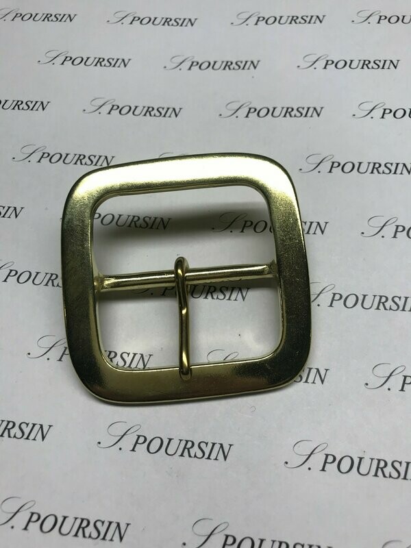 Boucle 281/50 Laiton Poli Bille - lot de 2 pièces