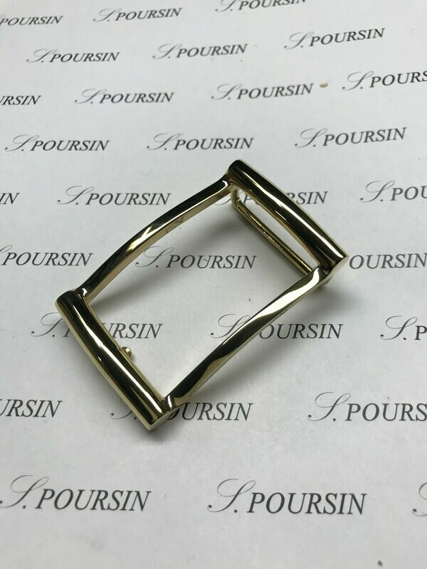 Boucle double 248/35 à Pont & Tenon Laiton Poli Main - 1 pièce