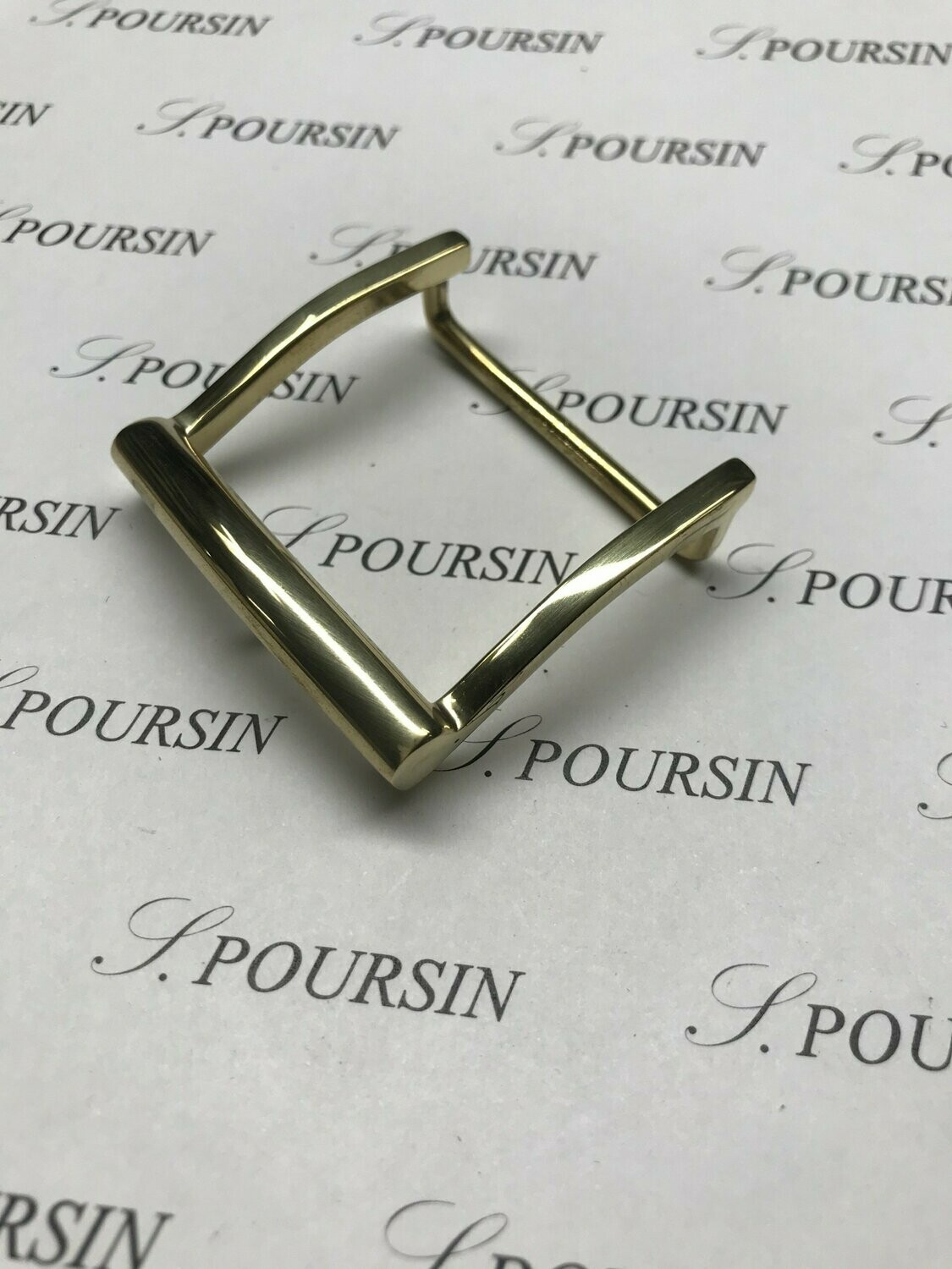 Boucle simple 248/40 à Pont & Tenon Laiton Poli Main - 1 pièce