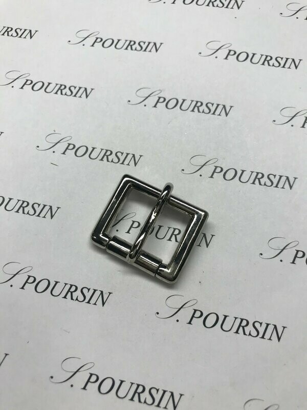 Boucle Anglaise 20mm Laiton Poli Bille Nickel  - lot de 2 pièces