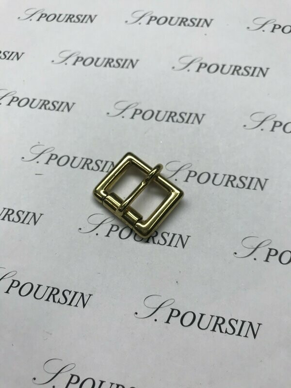 Boucle Anglaise 16mm Laiton Poli Bille  - lot de 4 pièces