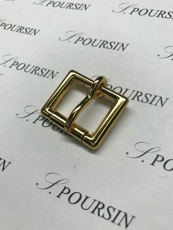 Boucle Anglaise 20mm Laiton Poli Bille Doré Or3N Verni  - lot de 2 pièces