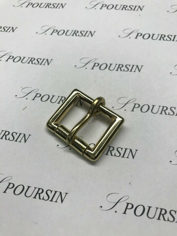 Boucle Anglaise 20mm Laiton Poli Bille  - lot de 4 pièces
