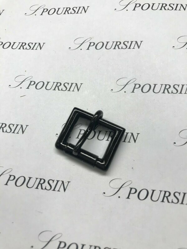 Boucle Anglaise 16mm Laiton Noir Brillant - Bonne Affaire ! - lot de 2 pièces