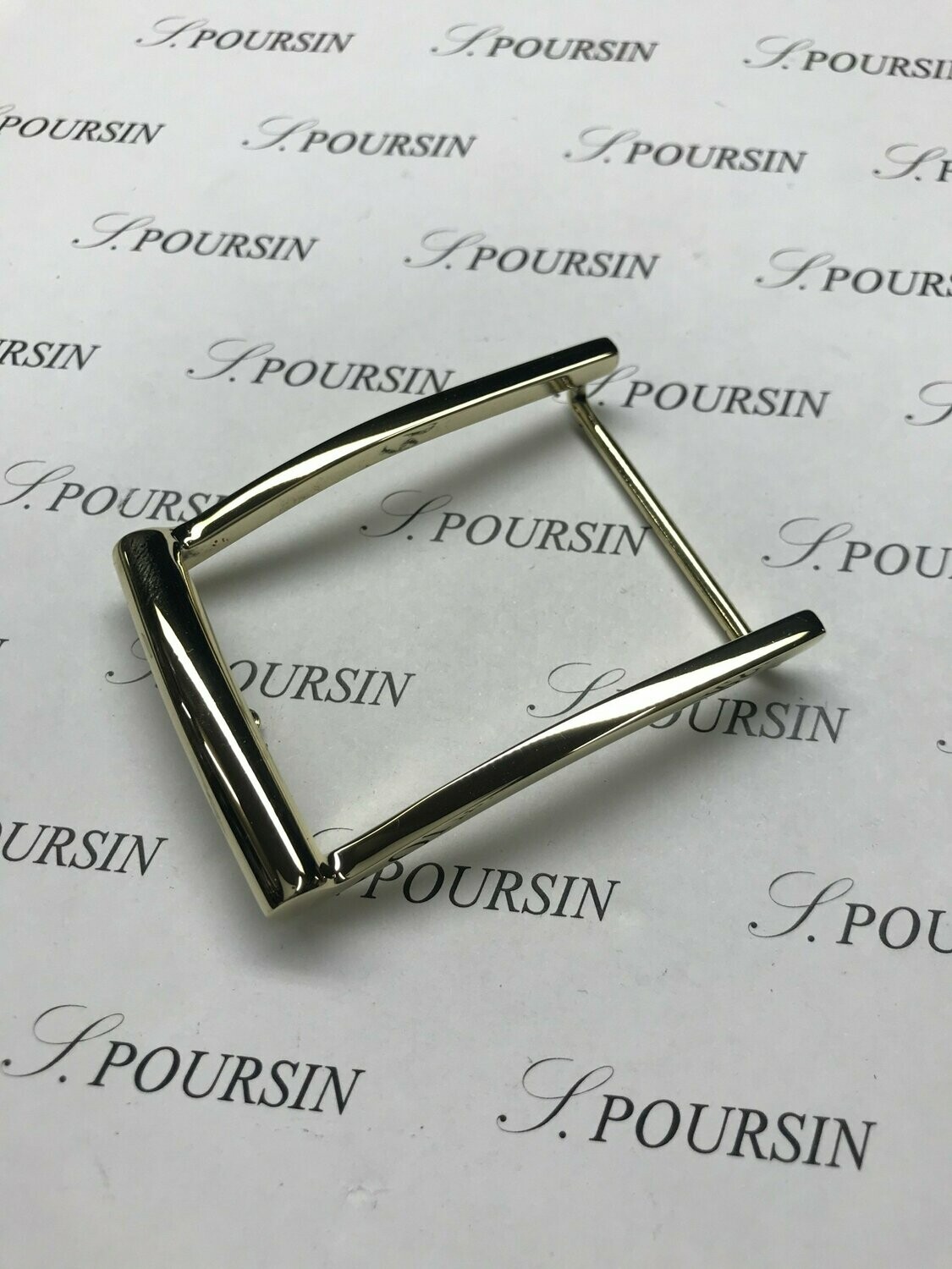 Boucle Simple 248/40 Lg à Pont & Tenon Laiton Poli Main - Bonne Affaire ! - 1 pièce