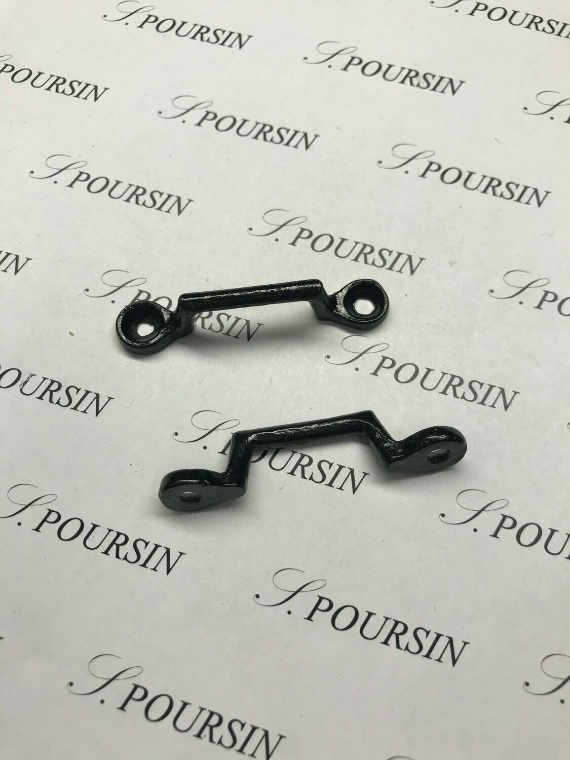 Pontet Crampon 20mm Acier Noir -  Bonne affaire !  - lot de 10 pièces