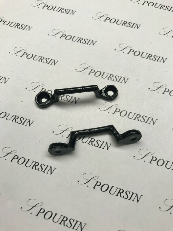 Pontet Crampon 20mm Acier Noir -  Bonne affaire !  - lot de 10 pièces