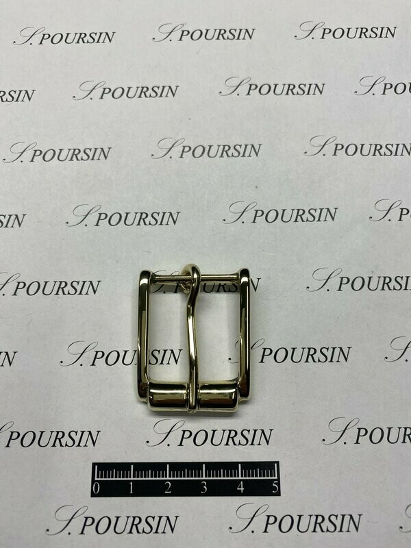 Boucle 249/25 Laiton Poli Main - lot de 2 pièces
