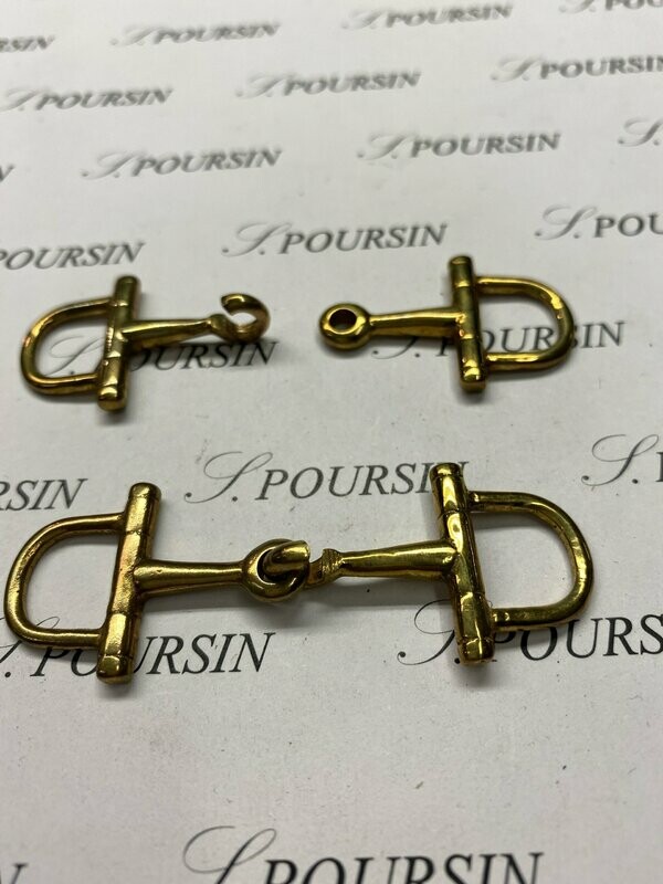 Filet 7157/12 ouvert Laiton Poli - lot de 2 pièces