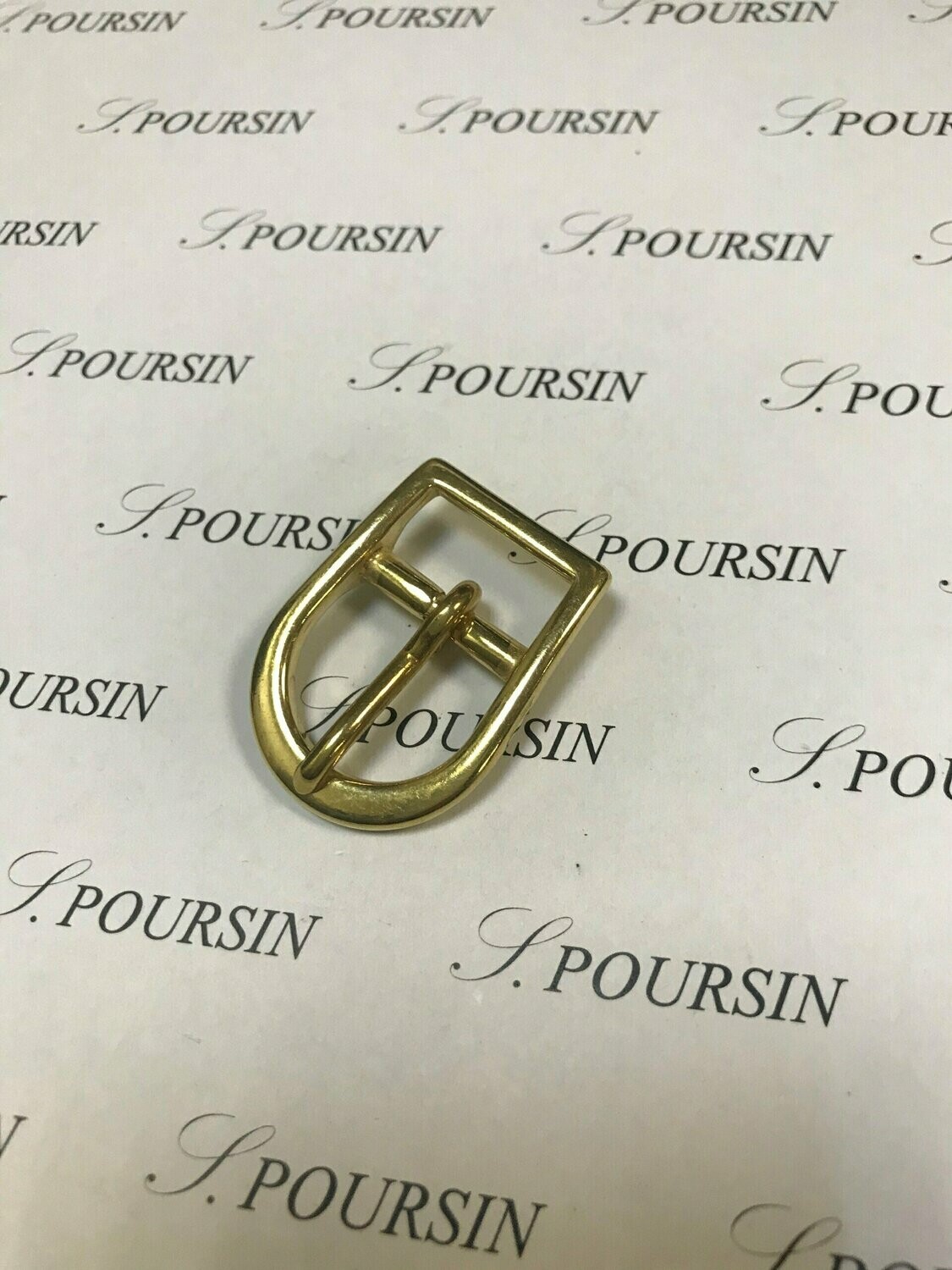 Boucle 915/20 Laiton Poli Bille - lot de 2 pièces