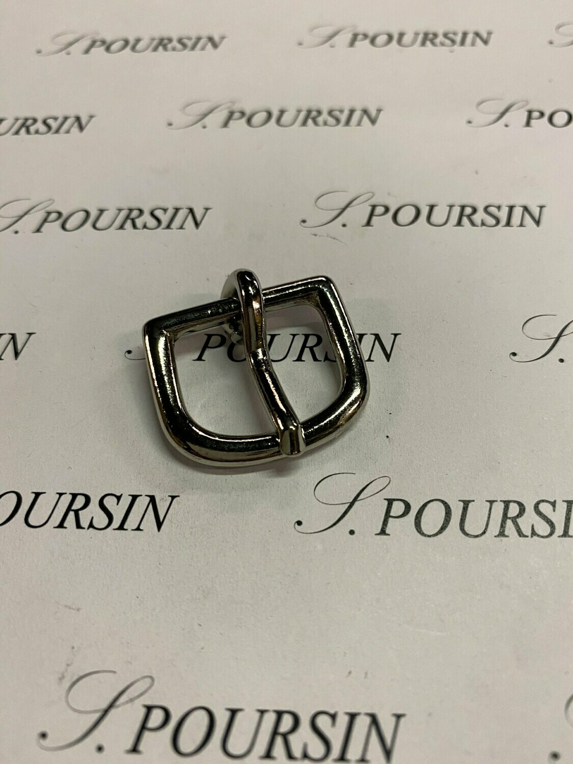 Boucle de Bride 18 CH Fil S Laiton Nickel - lot de 10 pièces