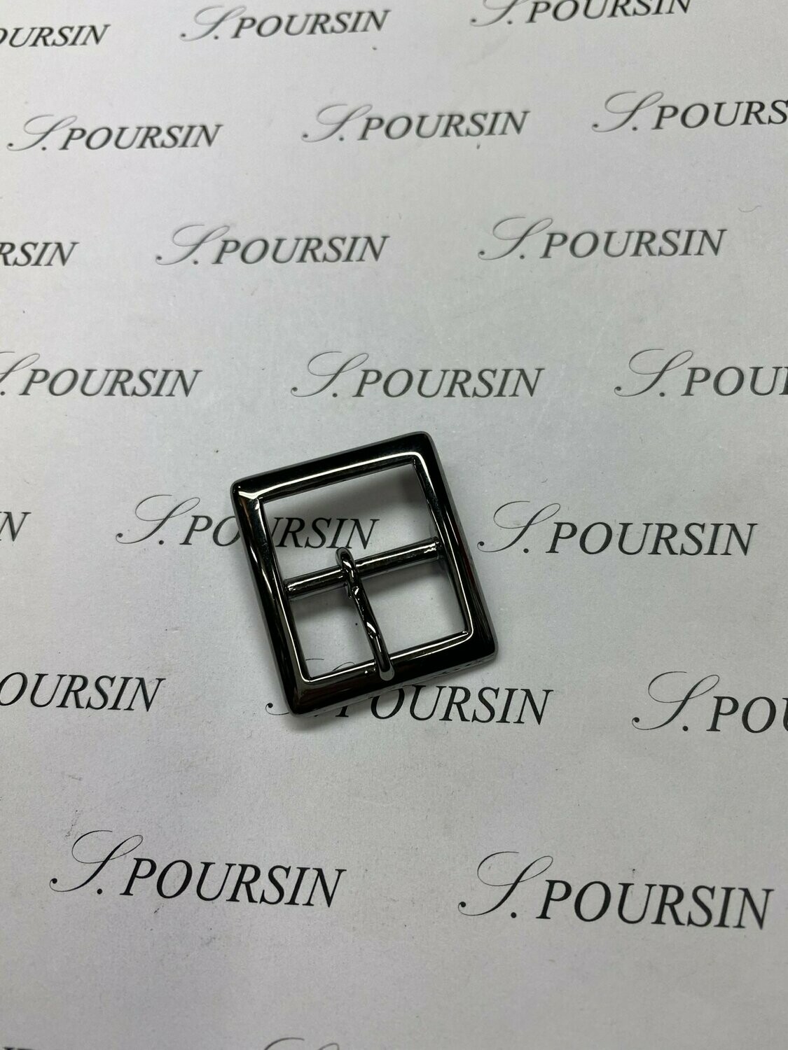 Boucle 998/20 Laiton Poli Nickel Noir Verni - Bonne Affaire! - lot de 4 pièces