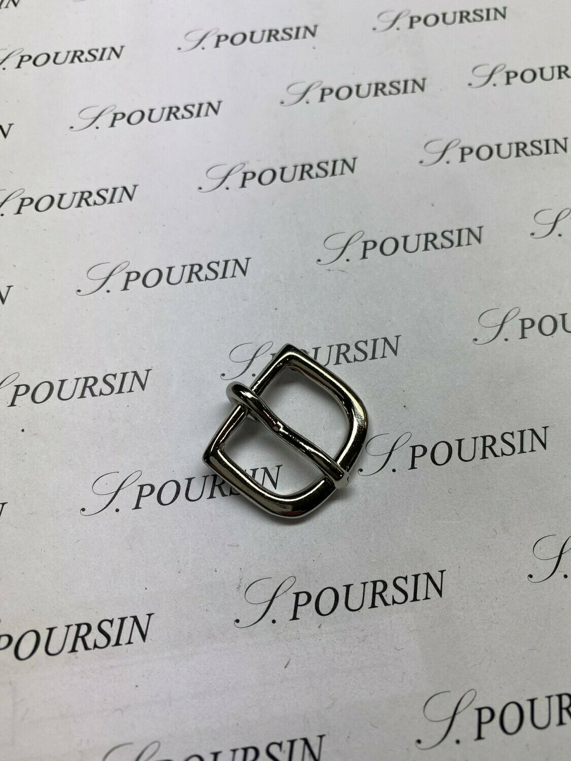 Boucle de Bride 20 CH Fonte Laiton Poli Bille Nickel- lot de 4 pièces