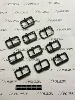 Boucle à Rouleau Carré 25 fil 2,7 Laiton Bronzé Noirci - Bonne Affaire ! -  lot de 10 pièces