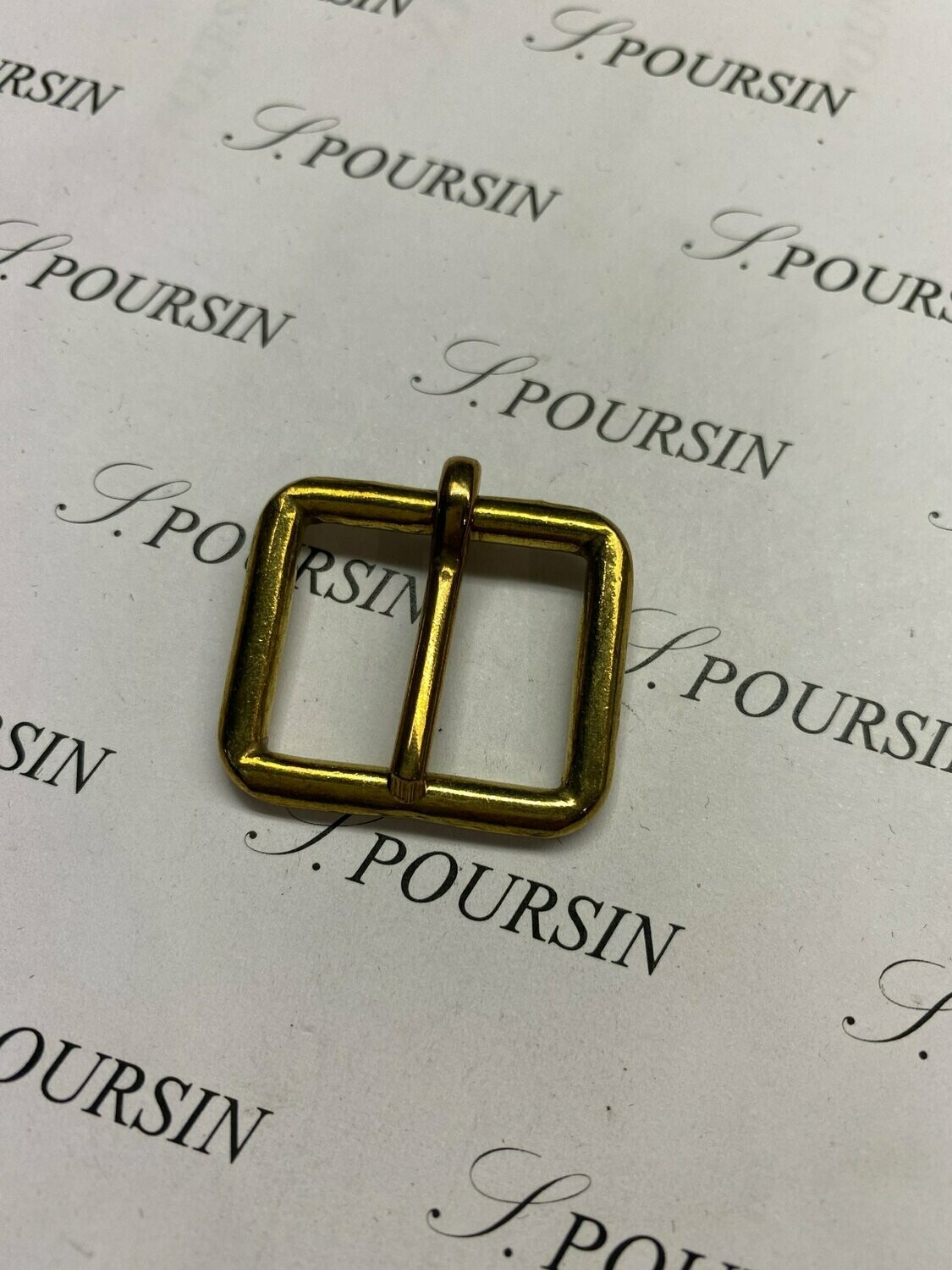 Boucle CARNS 25x20x39 NS Laiton Poli Bille - lot de 10 pièces