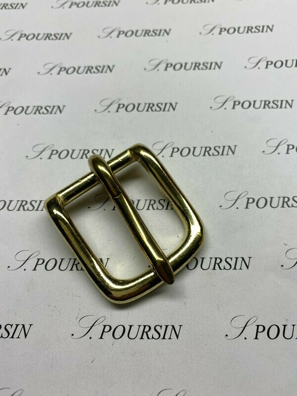 Boucle Lyre 30 CH Forte Laiton Poli Bille - lot de 2 pièces
