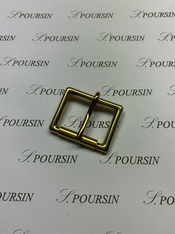 Boucle Anglaise 30mm Laiton Poli Bille - lot de 2 pièces