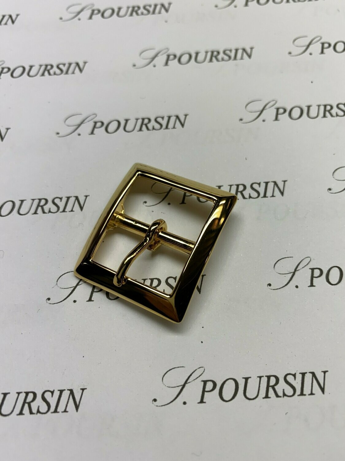 Boucle 998/20 Laiton Poli Main Doré Or2N Verni - lot de 2 pièces