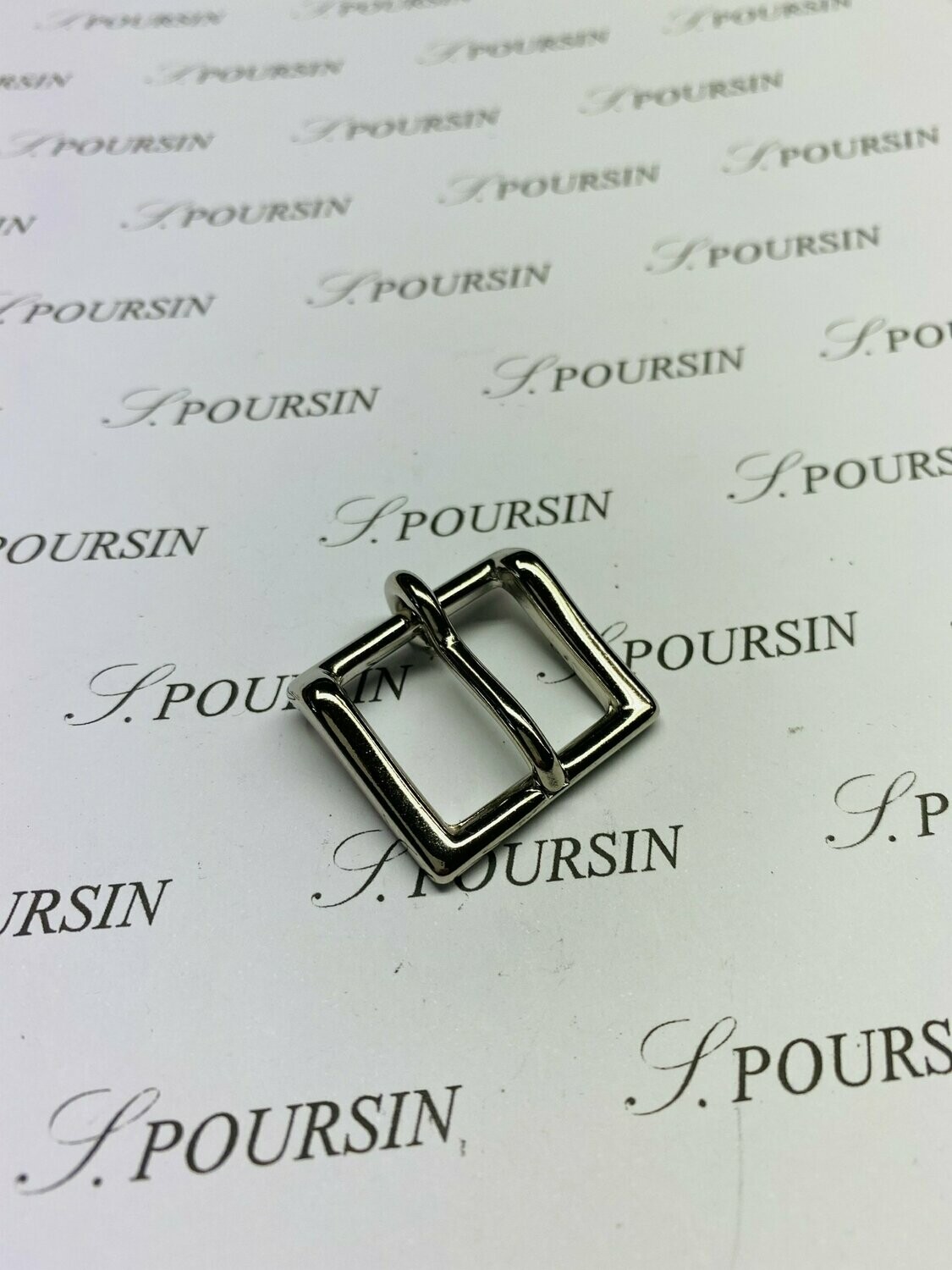 Boucle 627/20 Laiton Poli Bille Nickel - lot de 4 pièces