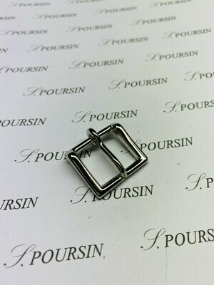 Boucle 627/20 Laiton Poli Bille Nickel - lot de 4 pièces