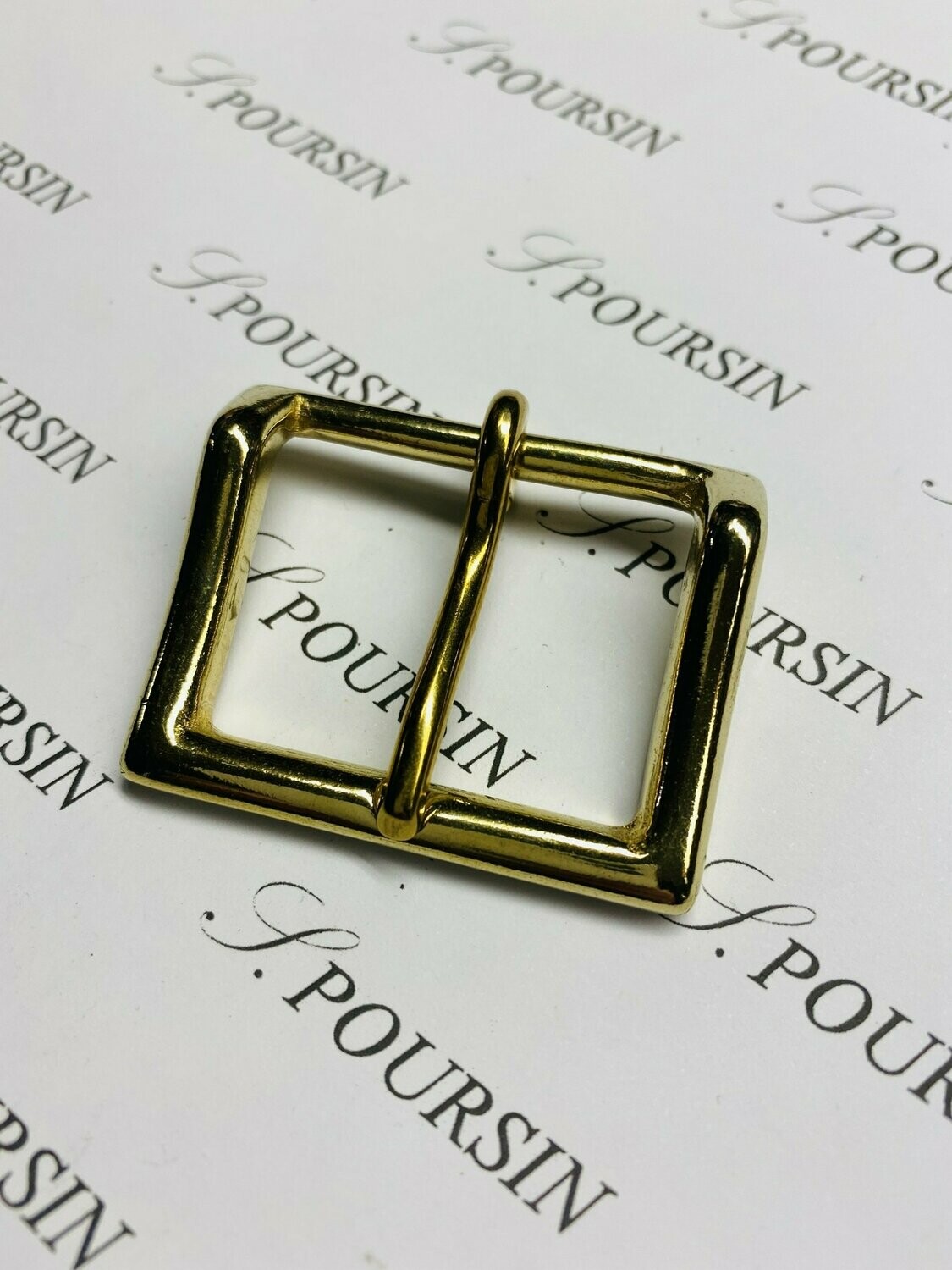 Boucle 627/35 Laiton Poli Bille - lot de 2 pièces