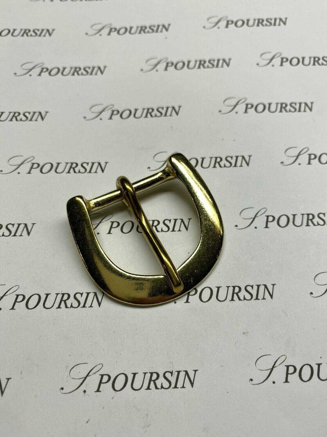 Boucle 631/30 Laiton Poli Bille - lot de 2 pièces