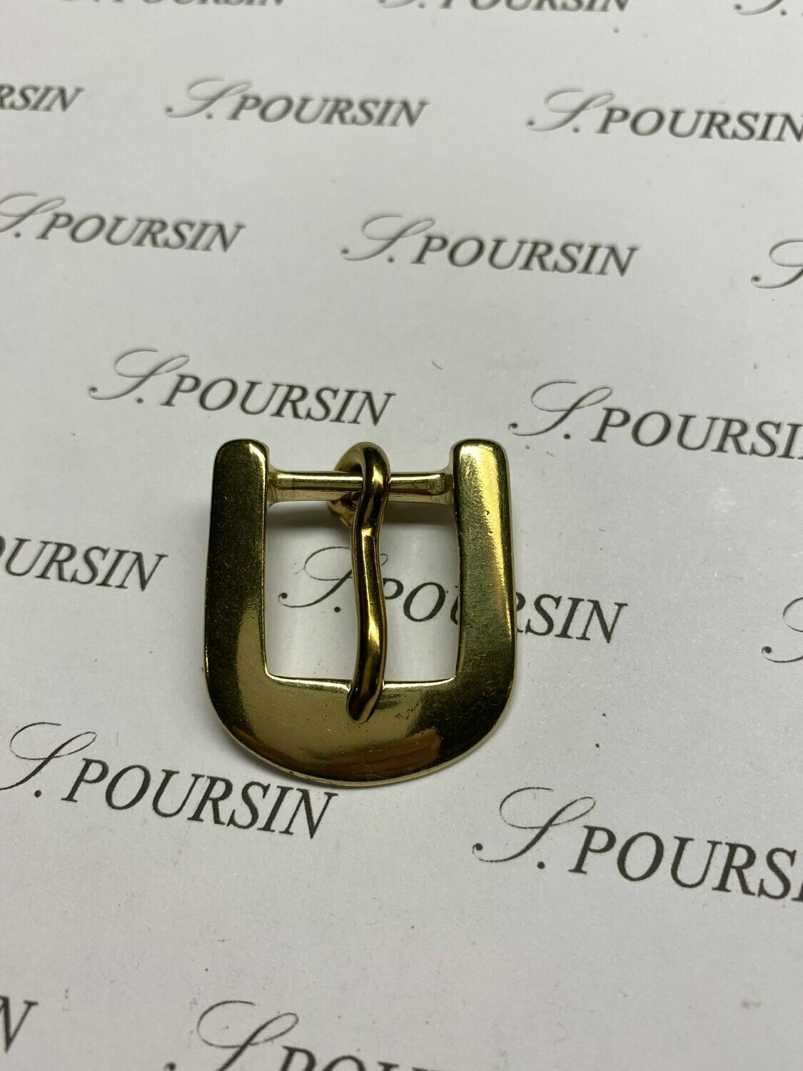 Boucle 639/18 Laiton Poli Bille - lot de 2 pièces