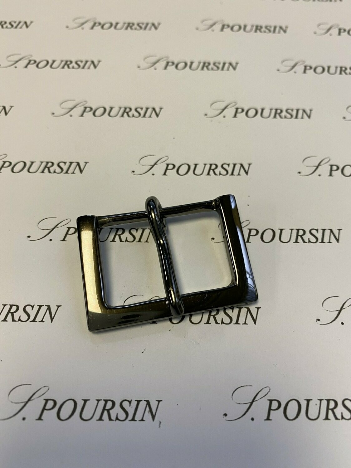 Boucle 984/30 Laiton Poli Nickel Noir Verni - lot de 2 pièces