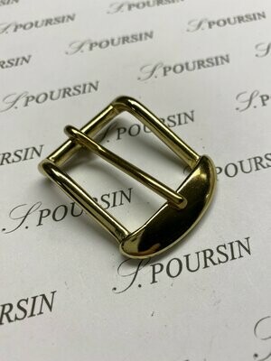 Boucle 981/25 Laiton Poli Verni - lot de 2 pièces