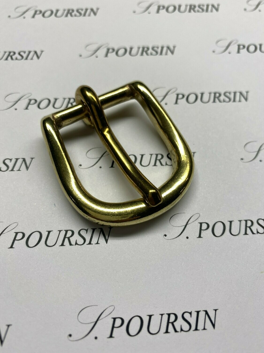 Boucle 253/25 CH Laiton Poli Bille - lot de 2 pièces