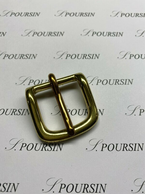 Boucle dossière basse 27mm Laiton Poli Bille - Bonne Affaire! - lot de 2 pièces